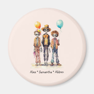 Personalised Cute Kid Zombie Halloween (10) Magnet