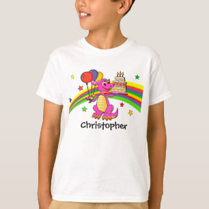 Personalised Cute Kids dinosaur t-shirts