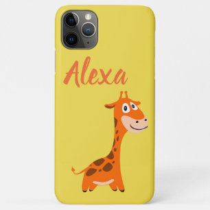 Personalised Cute Kids Giraffe Jungle Case-Mate iPhone Case