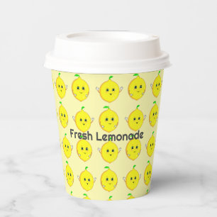 Personalised Cute Lemons Paper Cups