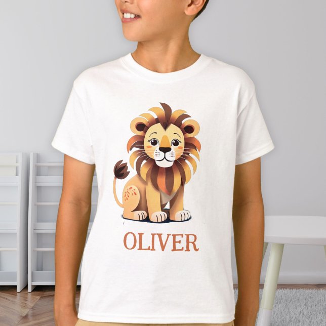 Personalised Cute Lion T-Shirt (Creator Uploaded)