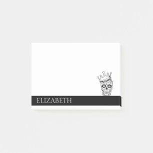 Personalised Cute Mexican Sugar Skull Halloween Po Post-it Notes