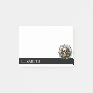 Personalised Cute Mexican Sugar Skull Halloween Post-it Notes
