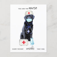 Personalised Cute Nursing Dog Nurse Week