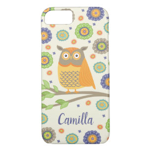 Personalised Cute Owl Pattern Case-Mate iPhone Case