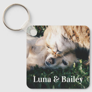 Personalised Cute Pet Photo Key Ring