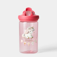 Personalised Cute Pink Kids Unicorn
