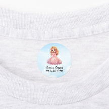 Personalised Cute Princess,Name,Phone number