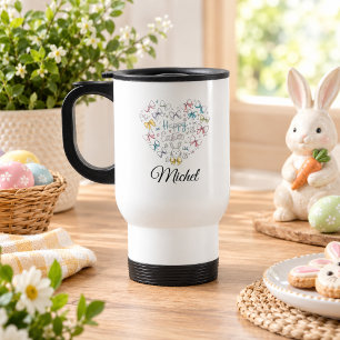 Personalised Cute Rabbit Bunny Coffee Mug