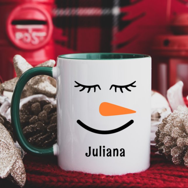 Personalised Cute Snowman Hot Cocoa Mug for Kids (Creator Uploaded)
