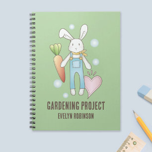 Personalised Cute Stuffed Animal Bunny Children's Notebook