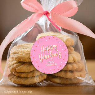 Personalised Cute Valentines Sticker