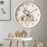 Personalised Cute Watercolor Farm Animals<br><div class="desc">Introducing our Personalised Cute Watercolor Farm Animals Clock! Add a touch of charm to any room with our adorable clock featuring cute watercolor farm animals. This personalised clock is perfect for nurseries, playrooms, or any space where you want to bring a bit of whimsy and personality. Each clock is adorned...</div>
