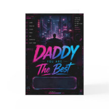 Personalised Cyberpunk Father’s Day Card