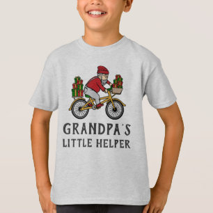 Personalised Cyclist Christmas Family Matching T-Shirt