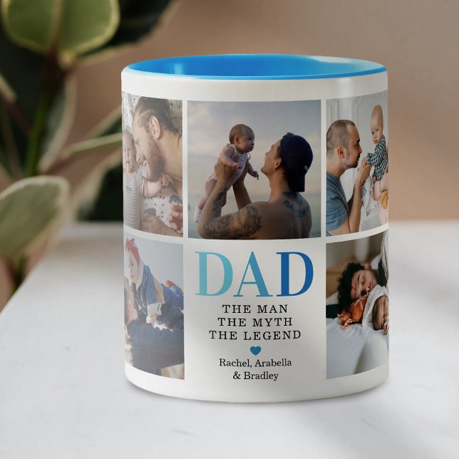Personalised Dad 9 Photo Collage Mug (Creator Uploaded)