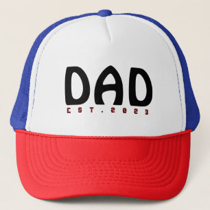 Personalised Dad Est 2023 Fathers Day Trucker Hat