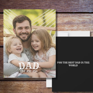 Personalised Dad EST Photo Card