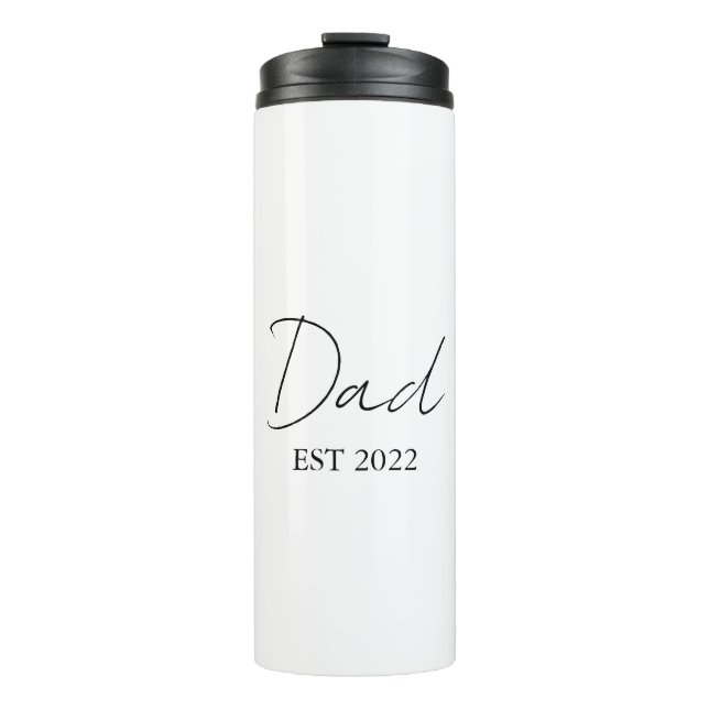 Personalised Dad EST. [Year] Thermal Tumbler (Front)