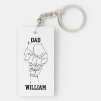 Personalised Dad Father Daddy Gift with Kid's Name