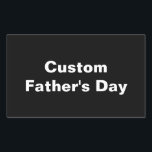 Personalised Dad Gift for Fathers Day Rectangular Sticker<br><div class="desc">Personalised Dad Gift for Fathers Day ,  Personalised gift,  Custom Dad , Funny Gift for dad,  men,  husband,  daughter, Dad Birthday, 

Gift for father, funny dad Gift, personalised dad, custom dad , </div>