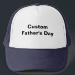 Personalised Dad Gift for Fathers Day Trucker Hat<br><div class="desc">Personalised Dad Gift for Fathers Day ,  Personalised gift,  Custom Dad , Funny Gift for dad,  men,  husband,  daughter, Dad Birthday, 

Gift for father, funny dad Gift, personalised dad, custom dad , </div>