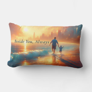 Personalised Dad Gift Pillow - Custom Kids Names 