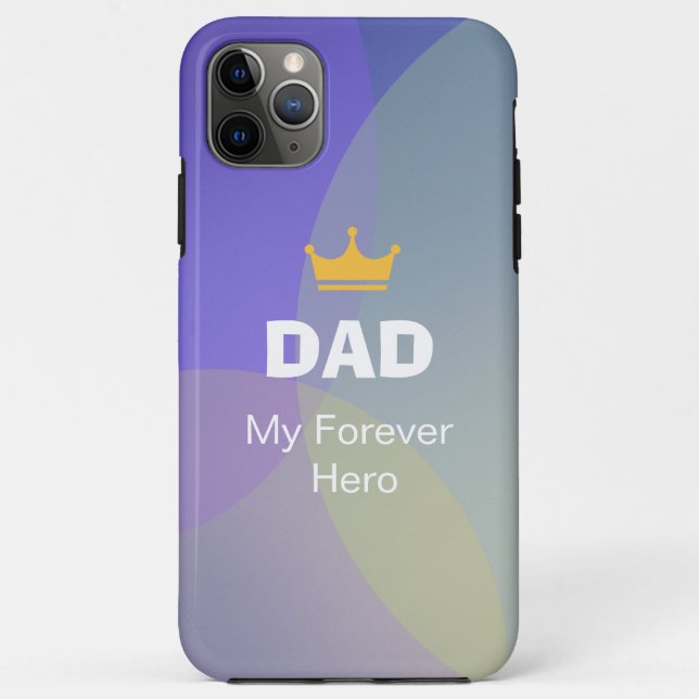 Personalised DAD Holographic Case-Mate iPhone Case (Back)