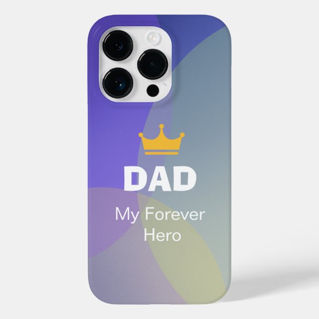 Personalised DAD Holographic Case-Mate iPhone Case (Back)
