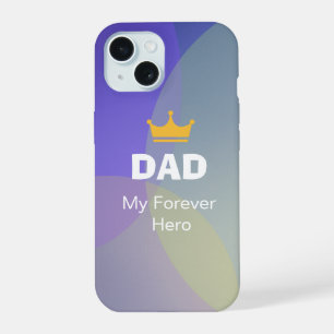 Personalised DAD Holographic iPhone 15 Case