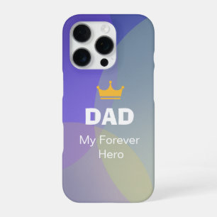 Personalised DAD Holographic iPhone 16 Pro Case