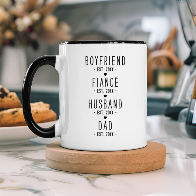 Personalised Dad Milestones Gift Mug (Creator Uploaded)