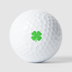 Personalised Dad Mum Novelty Irish Green Shamrock Golf Balls