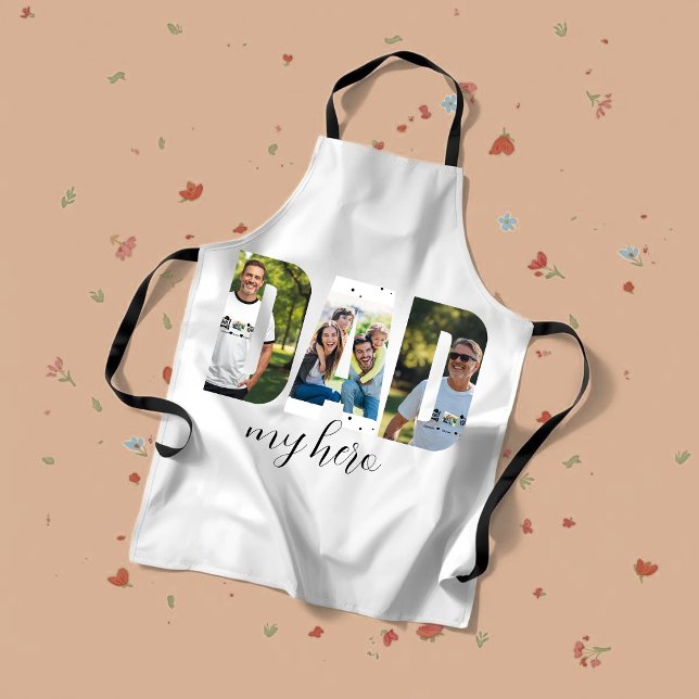Personalised “DAD my hero” Apron (Creator Uploaded)