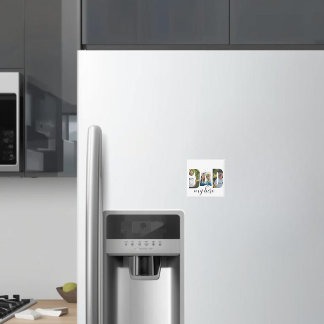 Personalised “DAD my hero” Magnet