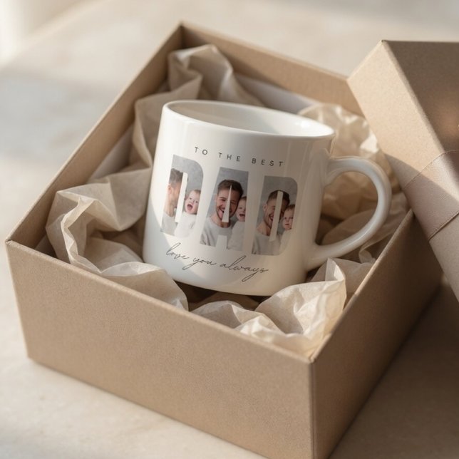 Personalised Dad Photo | Best Dad Ever Espresso Cup (Creator Uploaded)