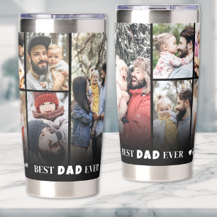 Personalised Dad Photo Collage Father Insulated Tumbler