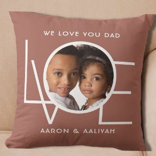 Personalised Dad Photo Cushion