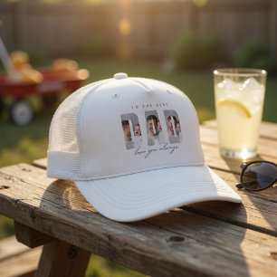 Personalised Dad Photo Hat Best Dad Ever Custom