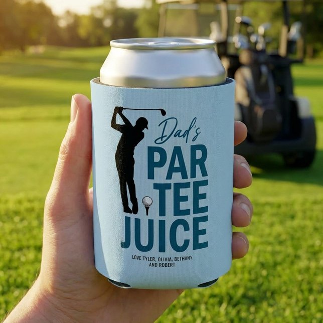 Personalised Dad’s Par-Tee Juice Can Cooler (Creator Uploaded)