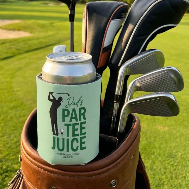 Personalised Dad’s Par-Tee Juice Can Cooler (Creator Uploaded)