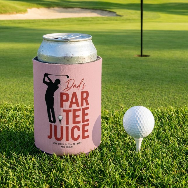 Personalised Dad’s Par-Tee Juice Can Cooler (Creator Uploaded)