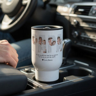 Personalised Dad Travel Mug with Photo Best Dad