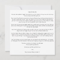 Personalised Daddy Photo Birthday Card - Printed