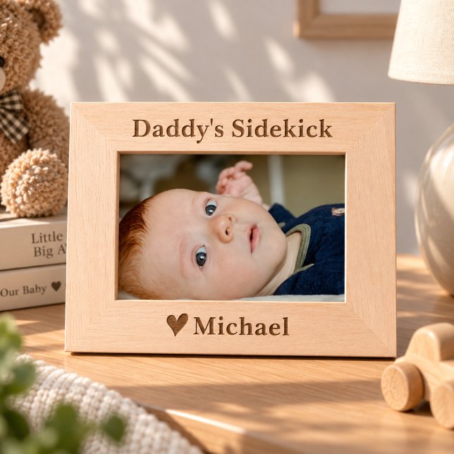 Personalised Daddy’s Sidekick Picture Frame (Creator Uploaded)