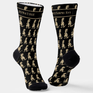 Personalised Daddy saurus Funny Dad Dinosaur Socks