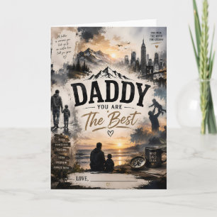 Personalised Daddy The Best Greeting Card