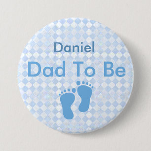Personalised Daddy to Be Button