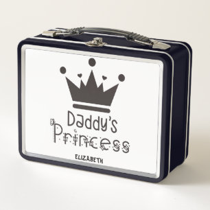 Personalised Daddy's Princess Lunch Box