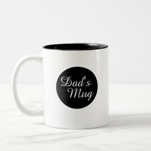 Personalised Dad's Mug Classic Black Coffee Mug